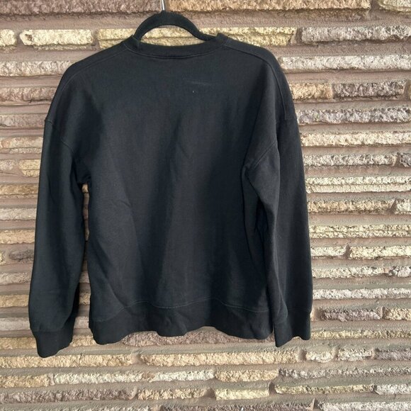 DKNY Jeans Vintage 90s Black Sweatshirt Unisex Official Uniform of New York - Picture 2 of 5
